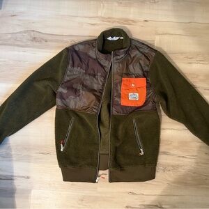 POLER Fleece Jacket - Green/Orange